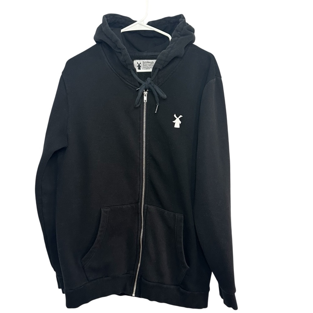 Dutch Bros XS+SMALL+MEDIUM+LARGE+XL+XXL Black VINTAGE Zip Up Hoodie “Guaranteed.
